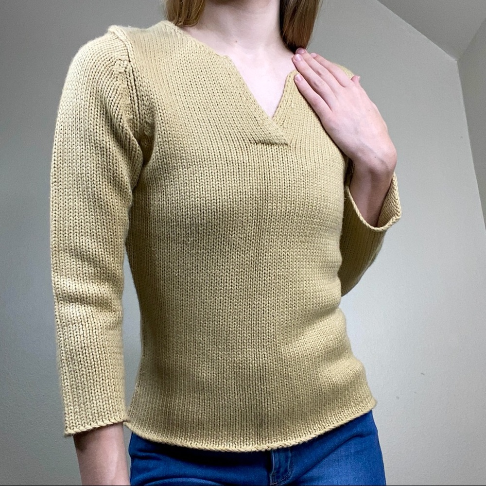 Energie vintage rib knit sweater